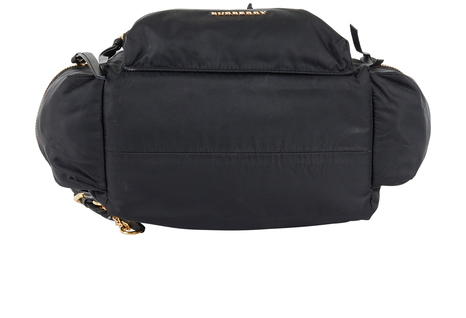 The Rucksack, &pound;250, Handbags, Black/Brown, Nylon, Top view